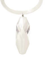 Prism Pendant Lucite Necklace close @ Recess LA