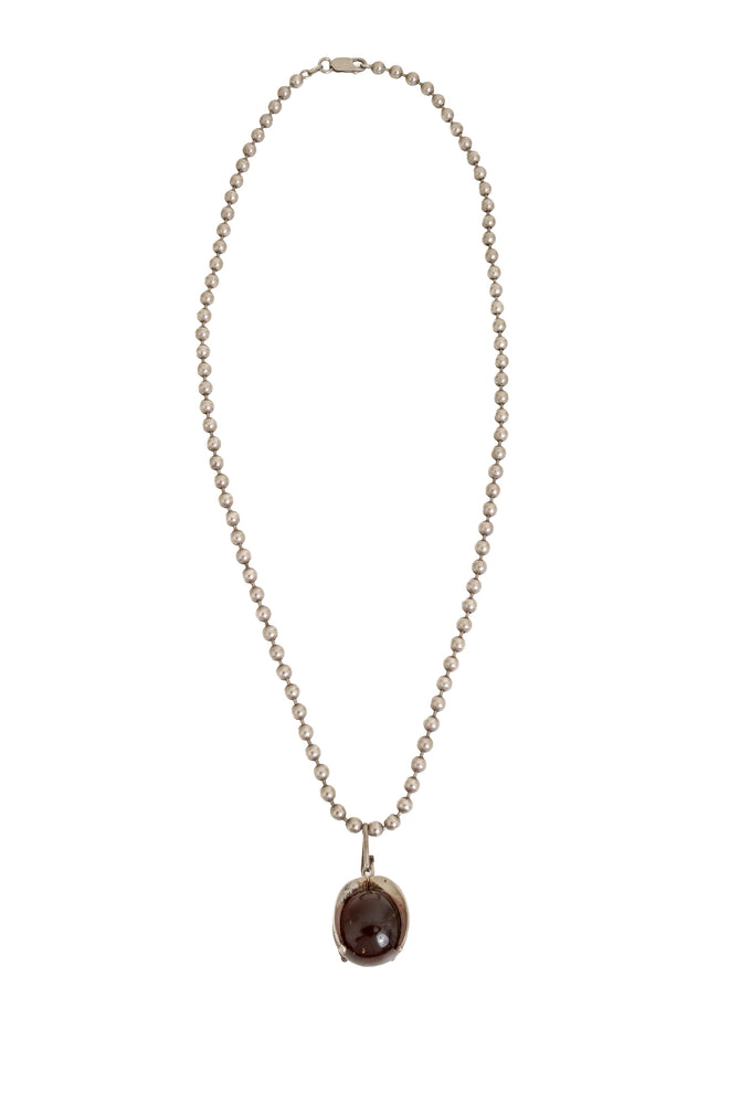 Vintage Sterling Orb Pendant Necklace @ RecessLA