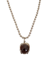 Vintage Sterling Orb Pendant Necklace close @ RecessLA