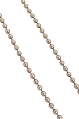 Vintage Sterling Orb Pendant Necklace chain close @ RecessLA