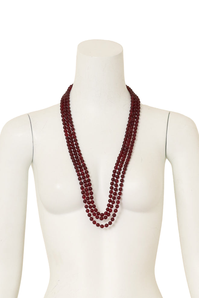 Rhinestone Clasp Bead Necklace beads @ Recess LA 