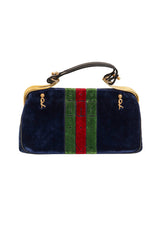 Vintage Roberta di Camerino Striped Velvet Doctor Bag @ Recess LA