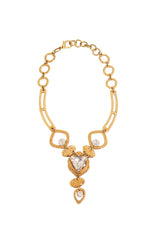 Geo Link Crystal Drop Necklace by J. Jansen @ Recess LA