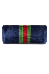 Vintage Roberta di Camerino Striped Velvet Doctor Bag bottom @ Recess LA