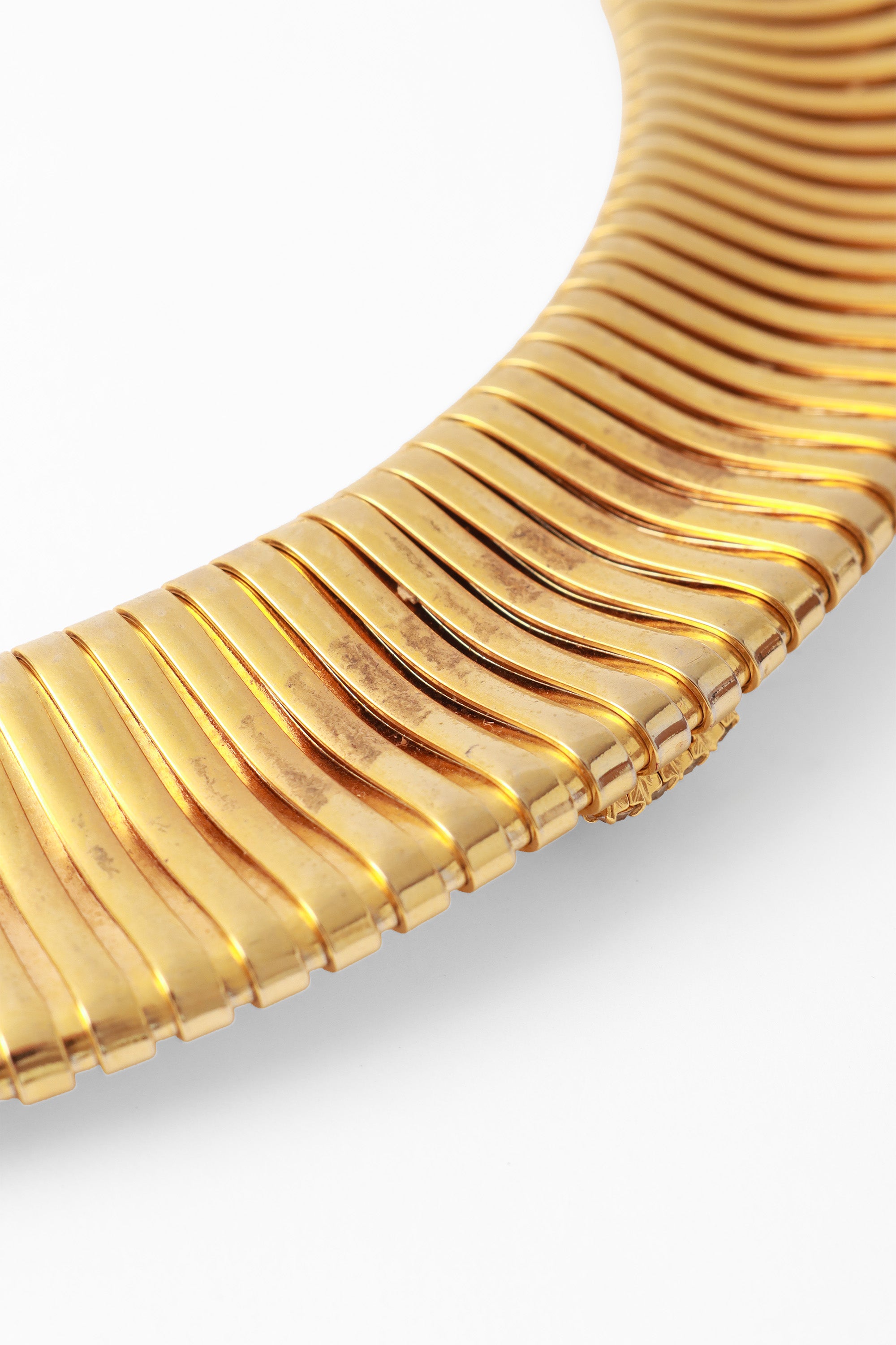 wide vintage collar necklace inner scuffing @ Recess LA