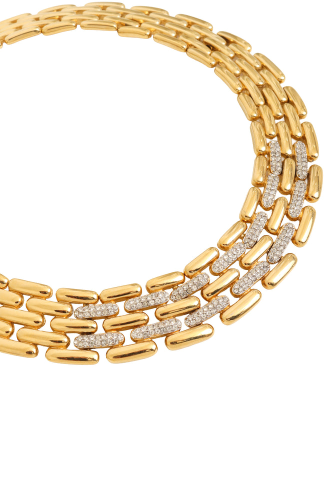 Pavé Bar Link Necklace by Givenchy close @ Recess LA