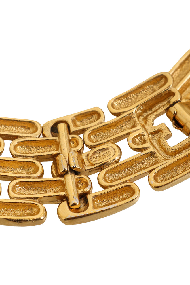 Pavé Bar Link Necklace by Givenchy logo @ Recess LA