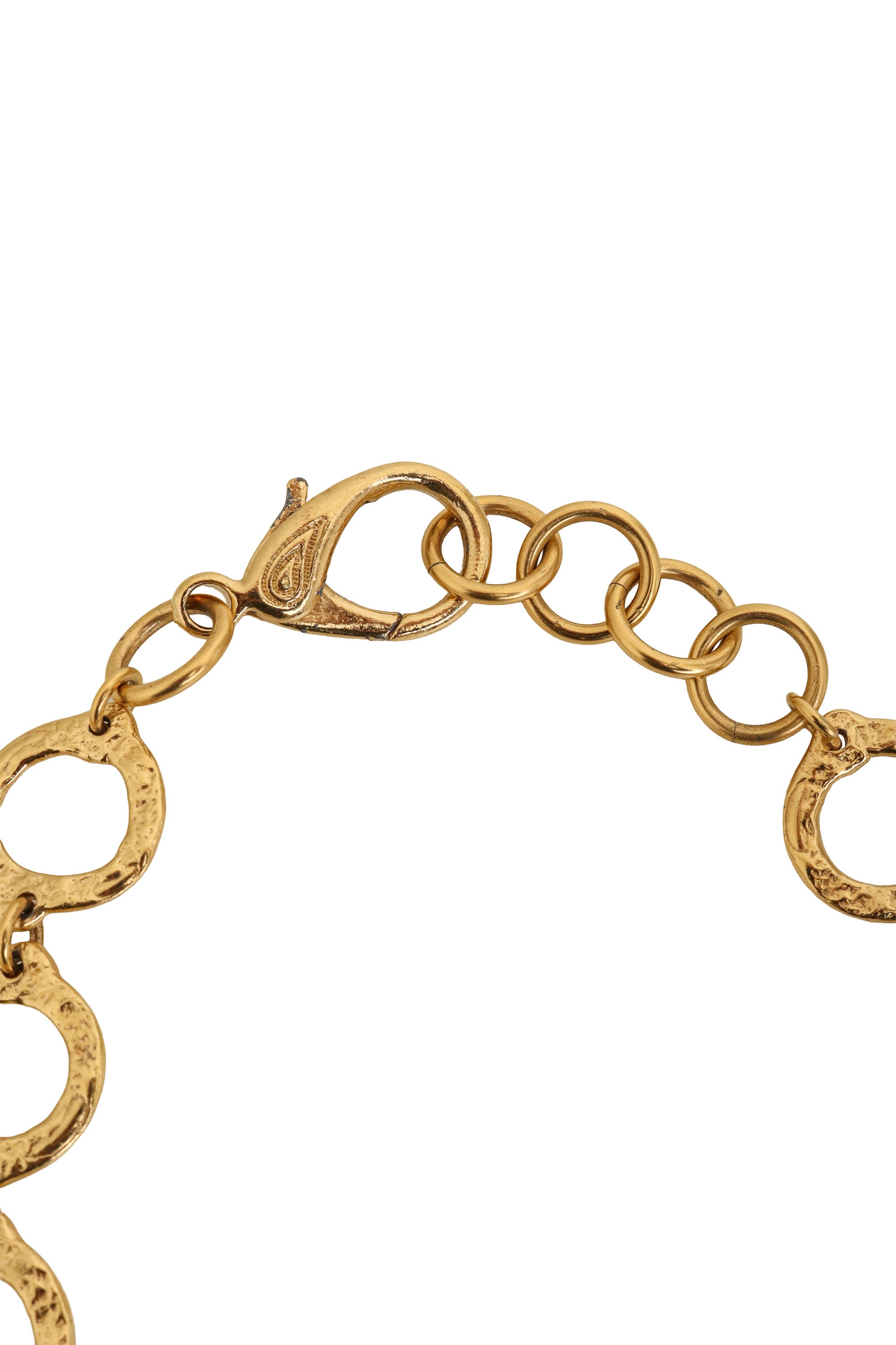 crystal swirl necklace by Jo Jansen clasp @ Recess LA
