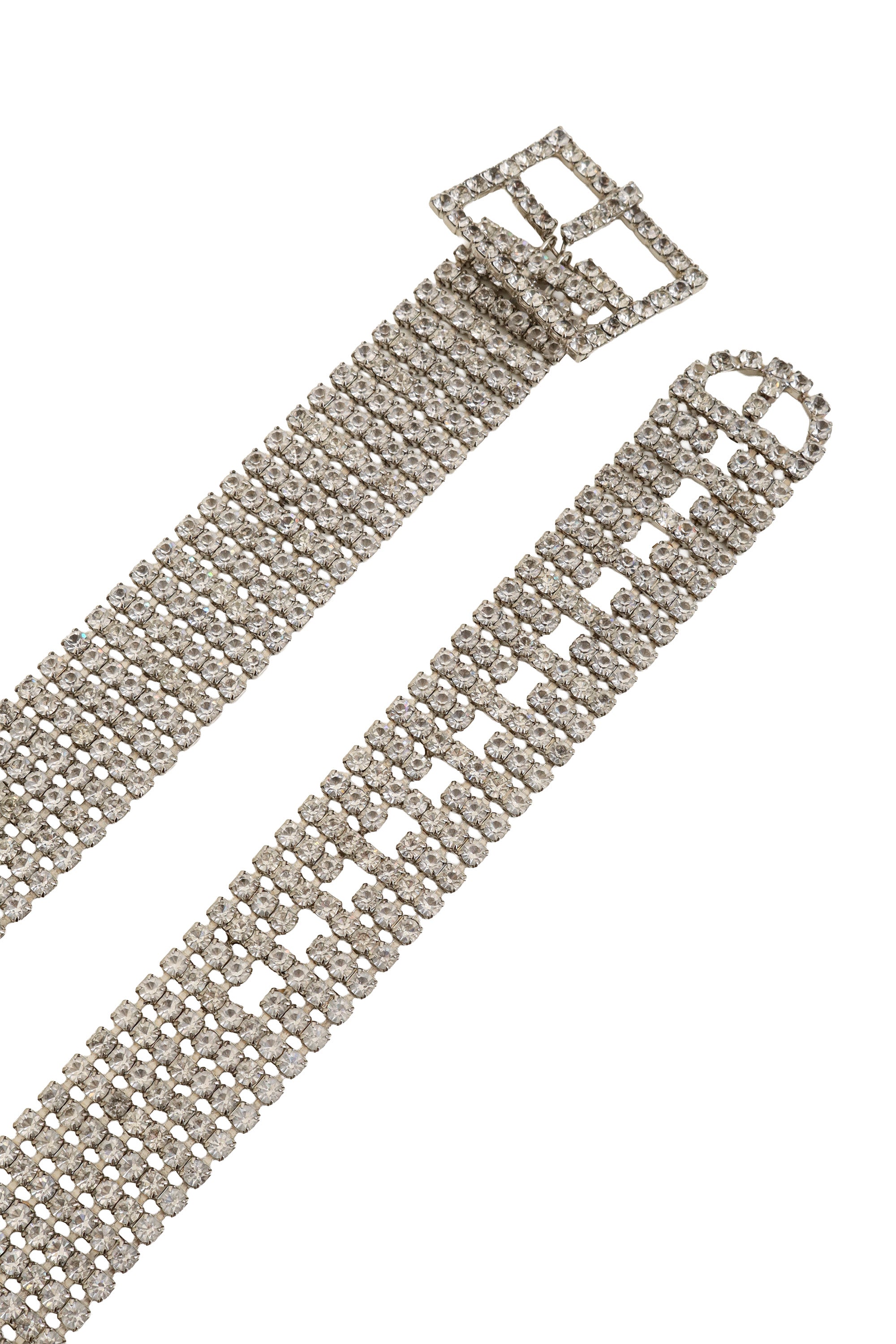 crystal mesh belt ends @ Recess LA