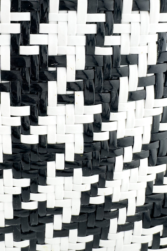 Vintage Woven Houndstooth Box Bag detail @recess la