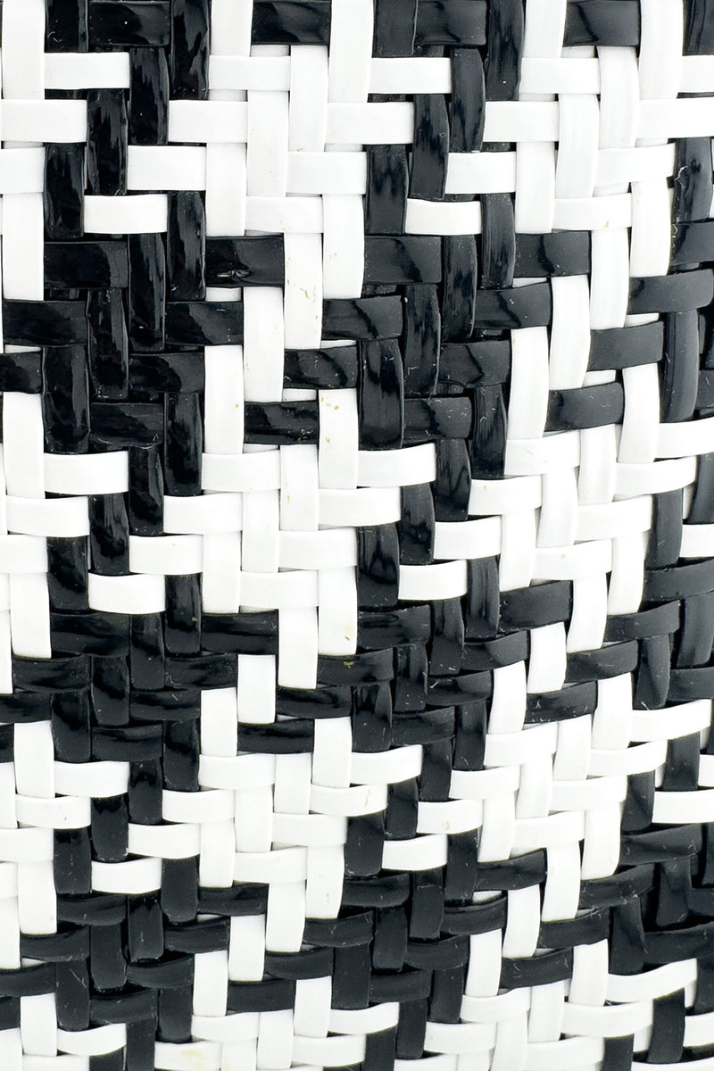 Vintage Woven Houndstooth Box Bag detail @recess la