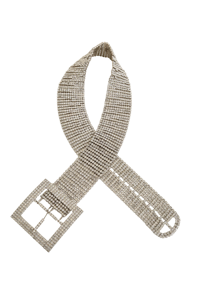 Vintage Wide Crystal Mesh Belt – Recess display picture 1