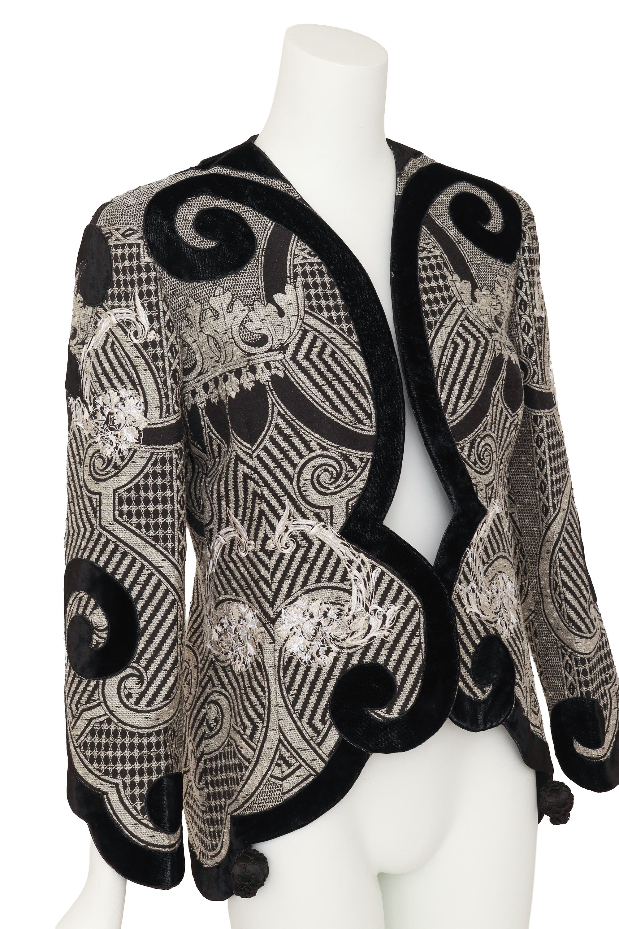 baroque Gianfranco Ferre jacket on mannequin close @ Recess LA