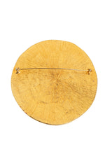 coin portrait brooch by Gemma Kahng back @ Recess LA