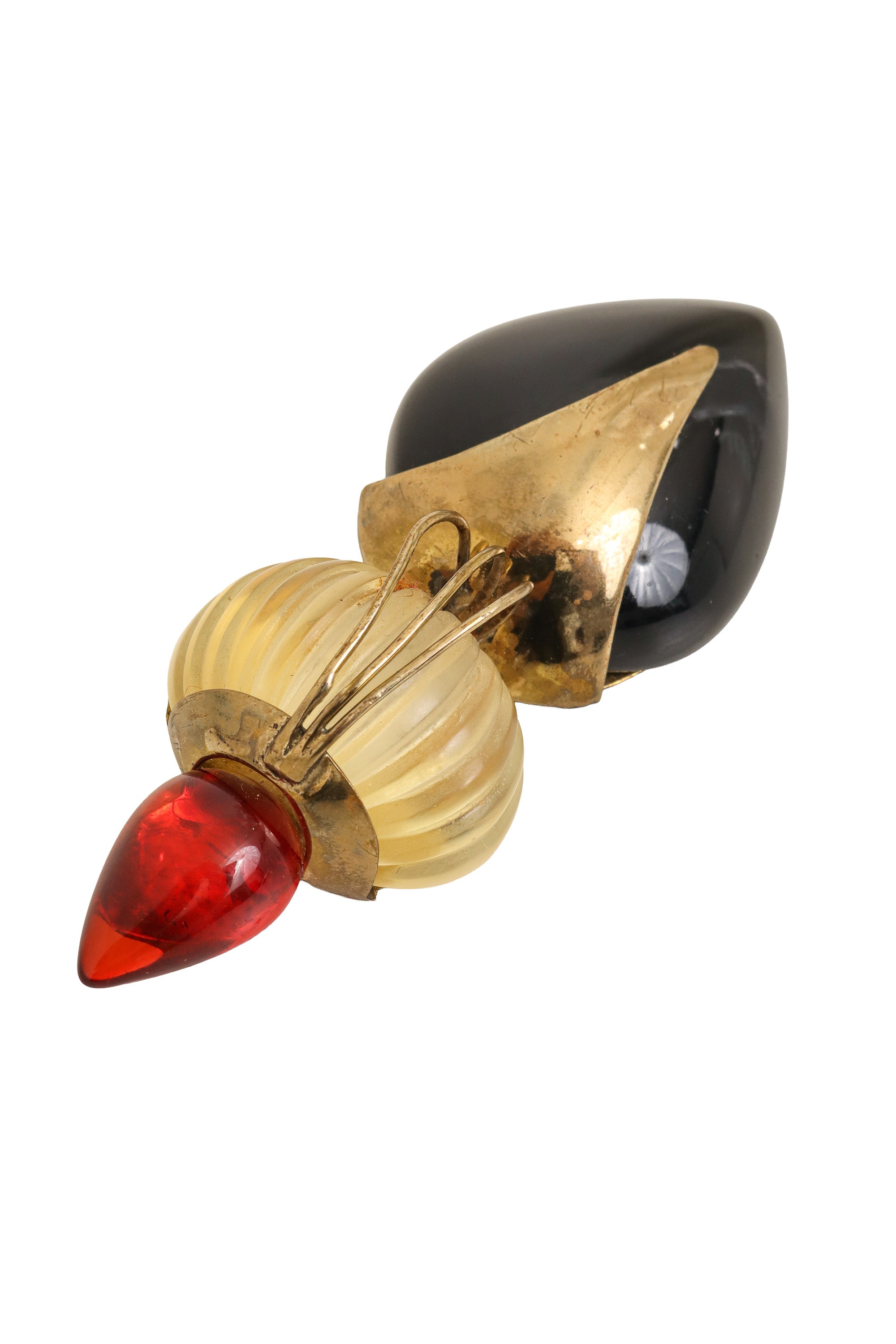 Lucite Perfume Brooch by Fabrice close @ Recess LA