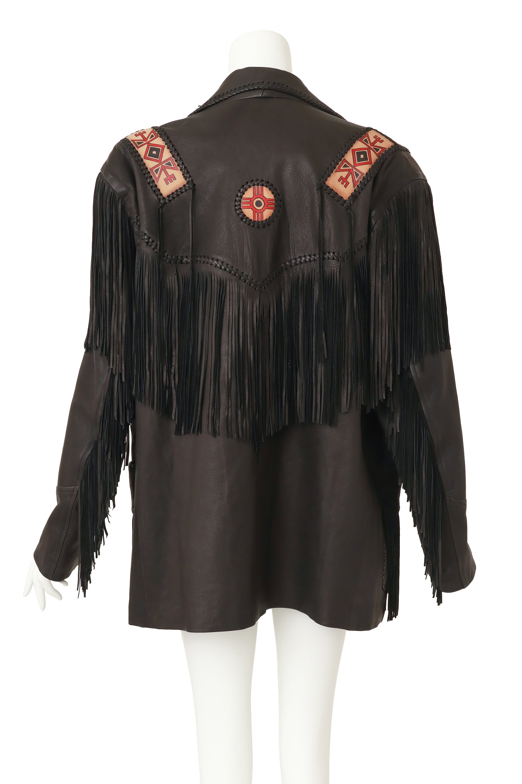 fringe jacket by Western Co on mannequin back @ Recess LA
