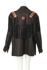 fringe jacket by Western Co on mannequin back @ Recess LA