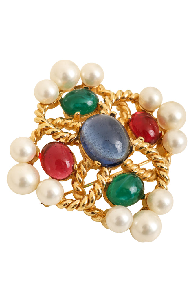 twisted rope brooch pendant by Ciner close @ Recess LA
