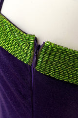 halter gown by Gianni Versace loose beads @ Recess LA