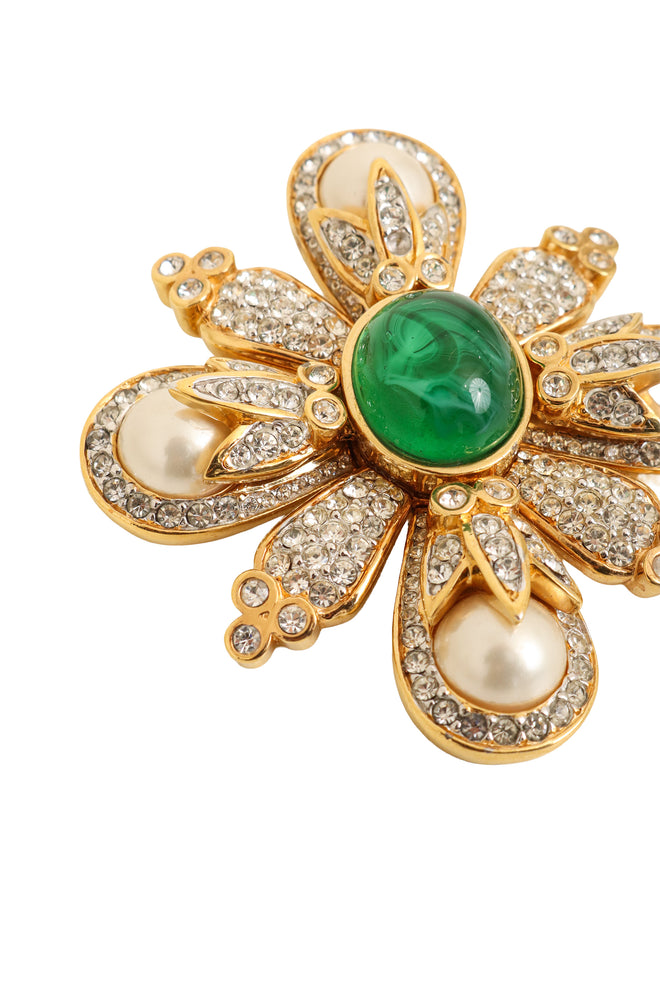 floral brooch pendant by Ciner close @ Recess LA