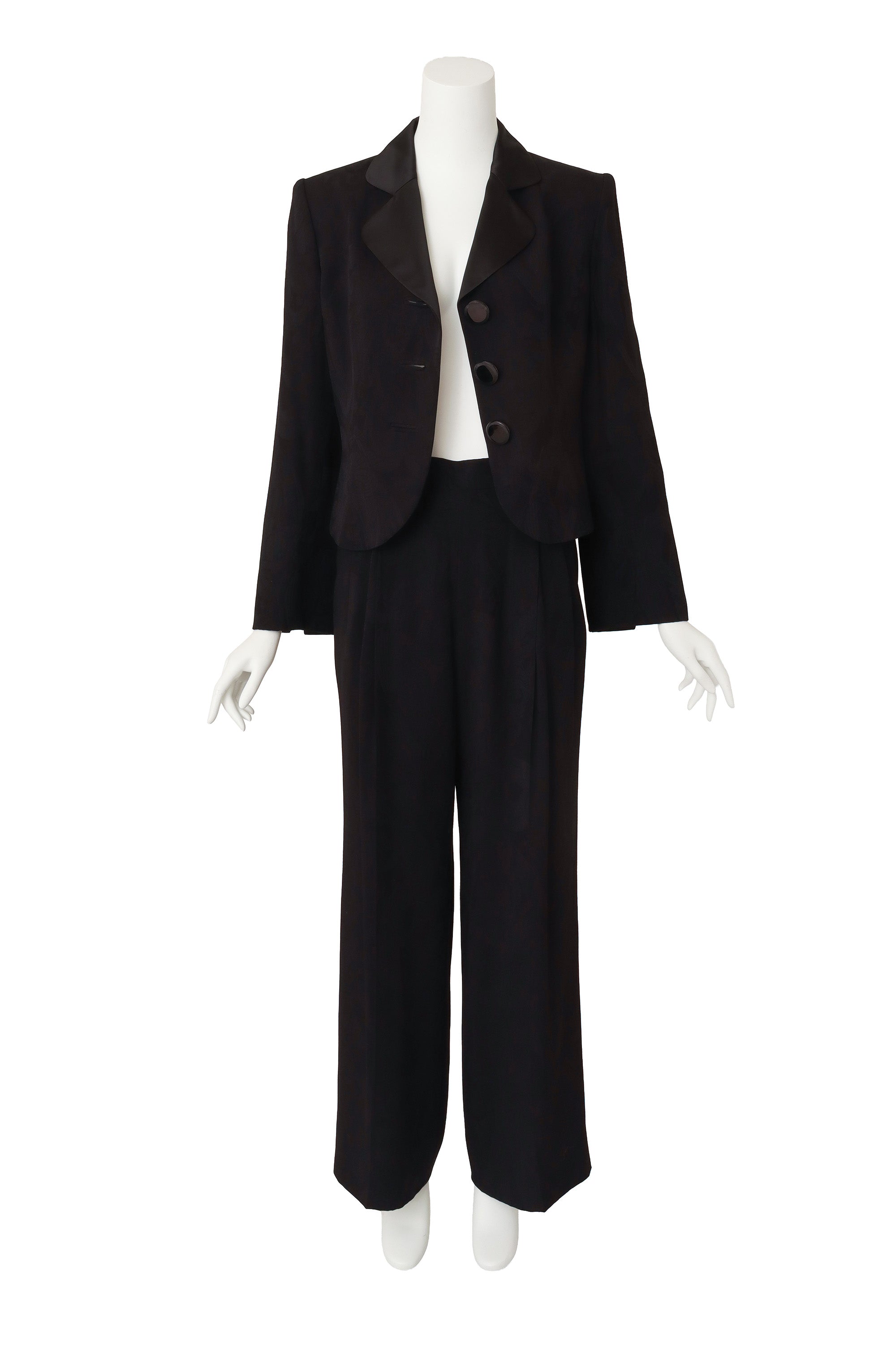 pant suit by Christian Dior on mannequin jacket open @ Recess LA