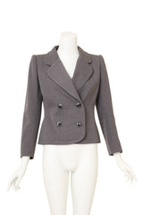 Vintage Saint Laurent double breasted blazer on mannequin @ Recess LA