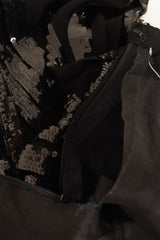 Vintage Valentino Pleated Sequin Stripe Skirt lining issue @ Recess LA