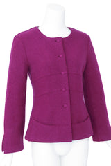 Wool jacket by Chanel on mannequin closed close @ Recess LA