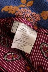 Vintage Christian Lacroix Floral Baroque Jacket & Skirt Set skirt label @ Recess LA