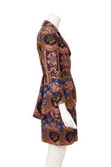 Vintage Christian Lacroix Floral Baroque Jacket & Skirt Set on mannequin side @ Recess LA