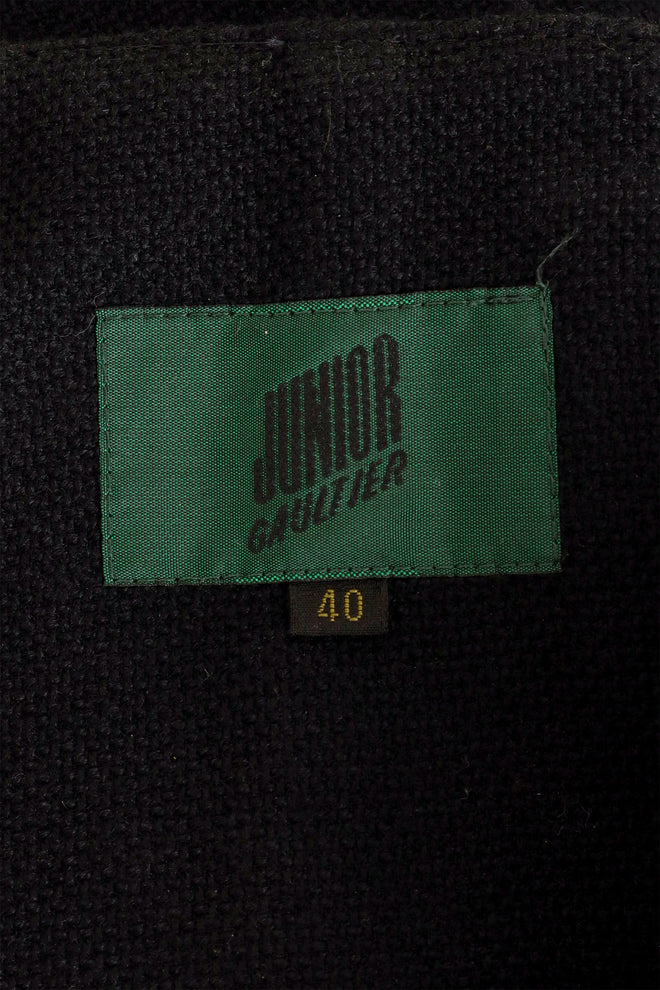 Vintage Junior Gaultier Textured Skirt & Jacket Set label @ Recess LA