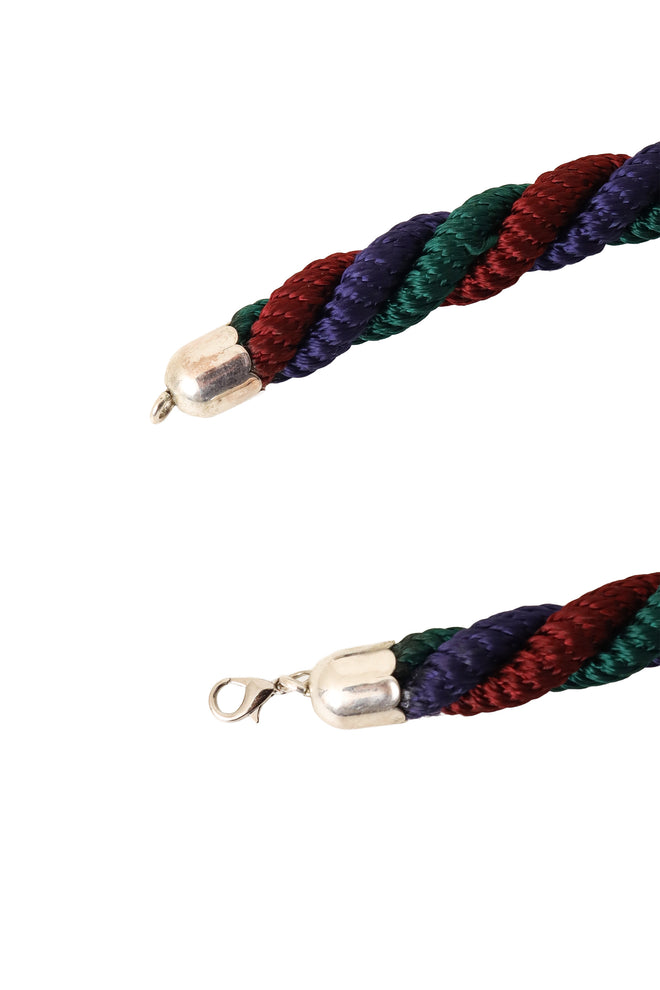 Twisted cross pendant necklace clasp @ Recess LA