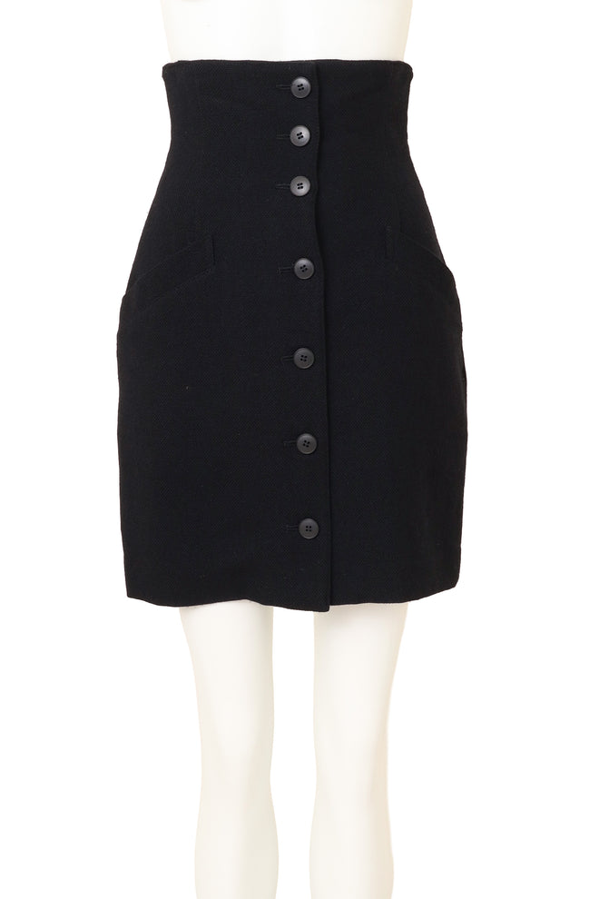 Vintage Junior Gaultier Textured Skirt on mannequin @ Recess LA