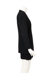 Vintage Junior Gaultier Textured Skirt & Jacket Set on mannequin side @ Recess LA