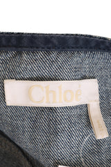 Chloé Denim Flare Dress on mannequin label @ Recess LA