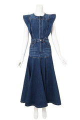 Chloé Denim Flare Dress on mannequin @ Recess LA