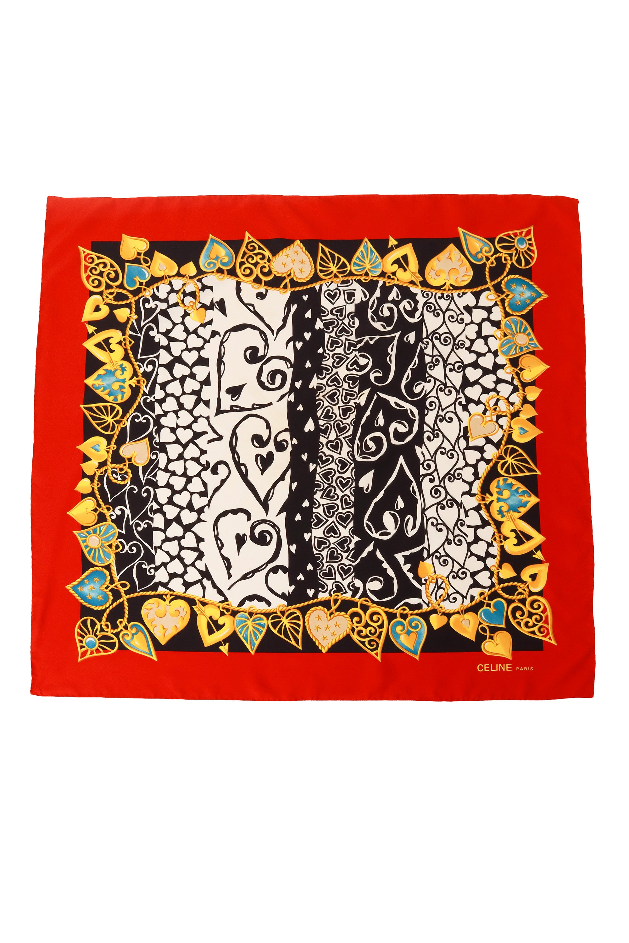 silk scarf by Celine @ Recess LA