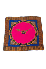 clock silk scarf by Cartier @ Recess LA