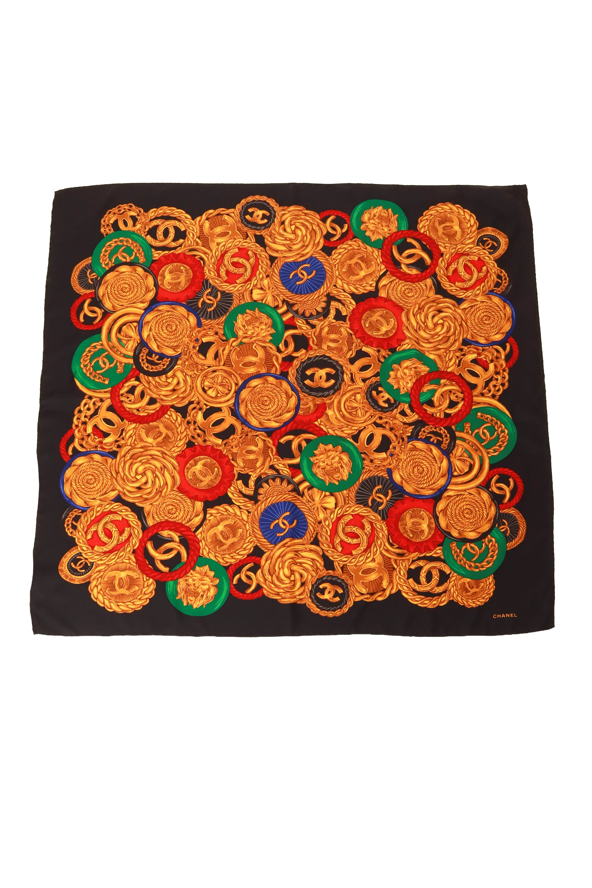 silk scarf by Chanel @ Recess LA