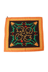 Chain Belt Silk Scarf