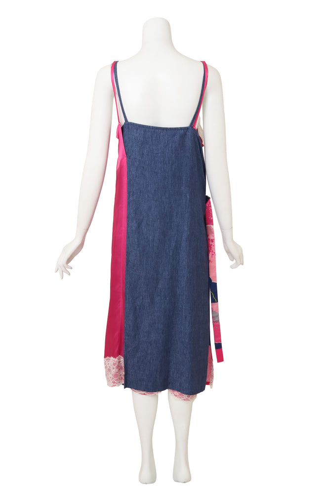 Junya Watanabe Lace Wrap Dress on mannequin back @ Recess LA