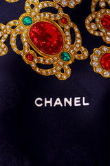 print silk scarf by Chanel logo @ Recess LA