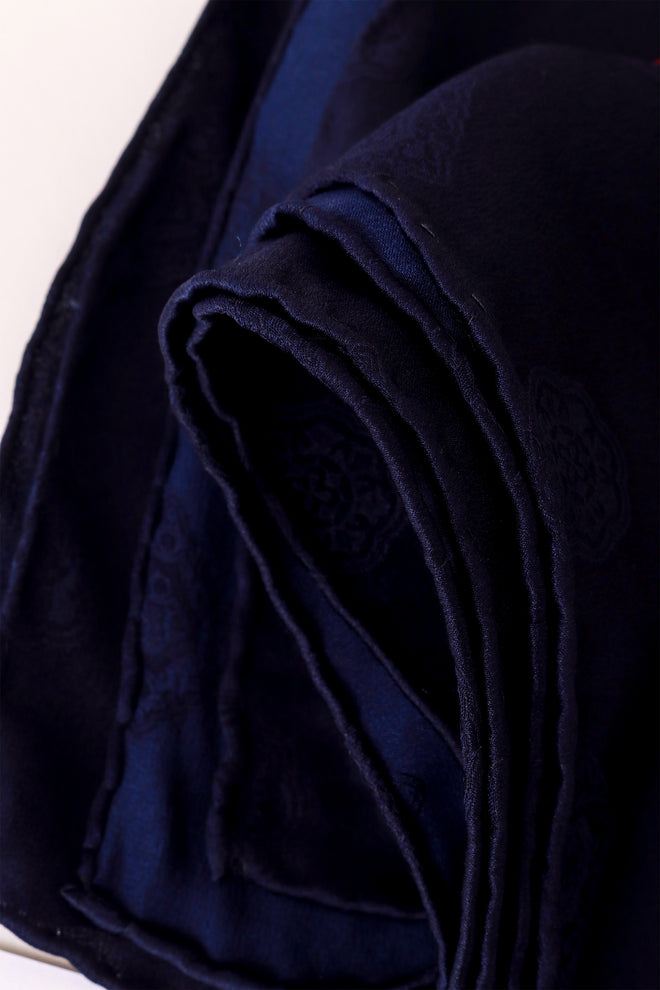 print silk scarf by Chanel hem @ Recess LA