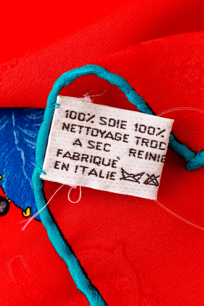 silk scarf by Cartier label @ Recess LA