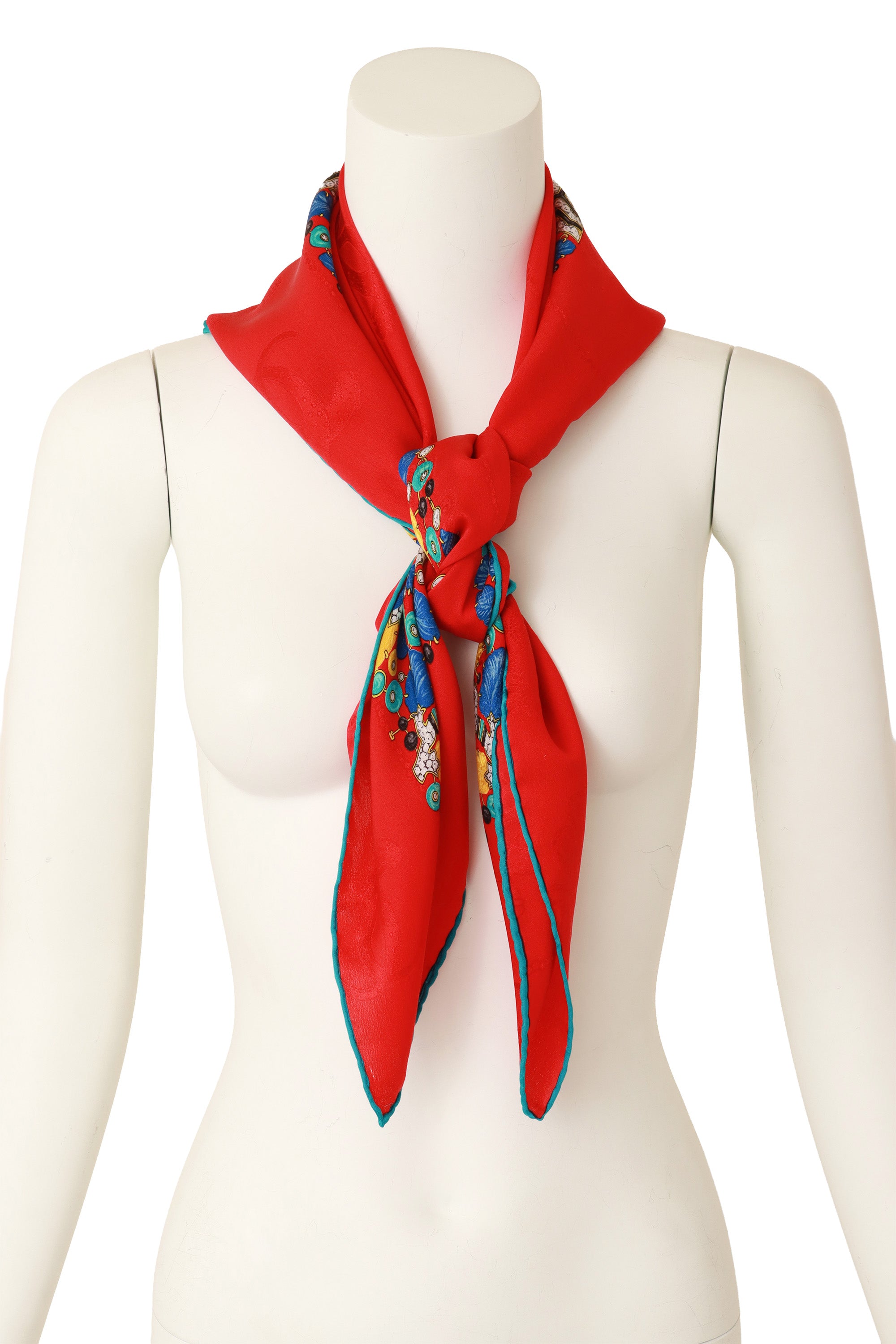 silk scarf by Cartier on mannequin @ Recess LA