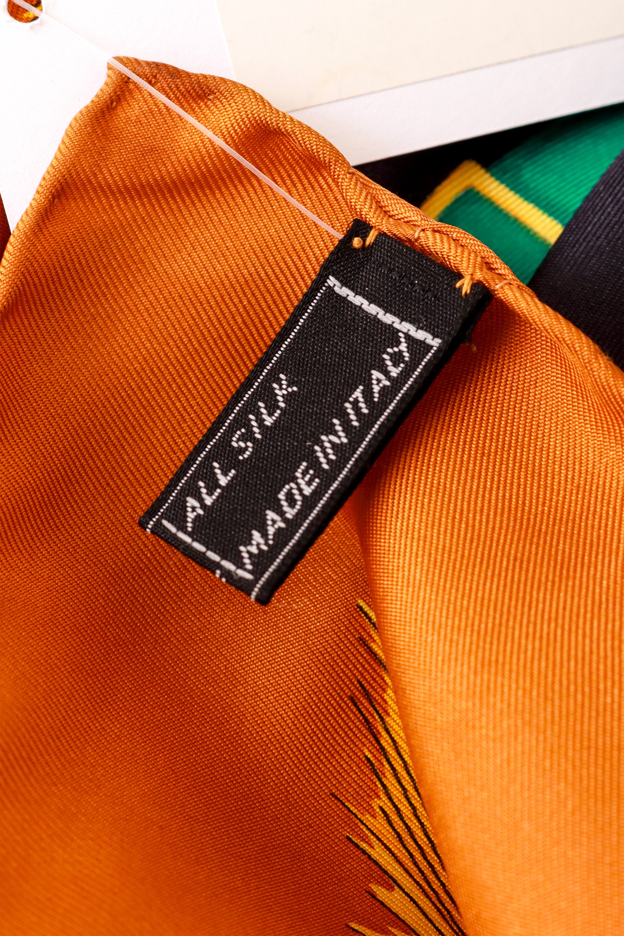 Chain Belt Silk Scarf