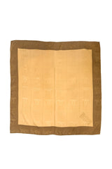 Vintage Cartier Logo & Bow Jacquard Scarf II front @recess la