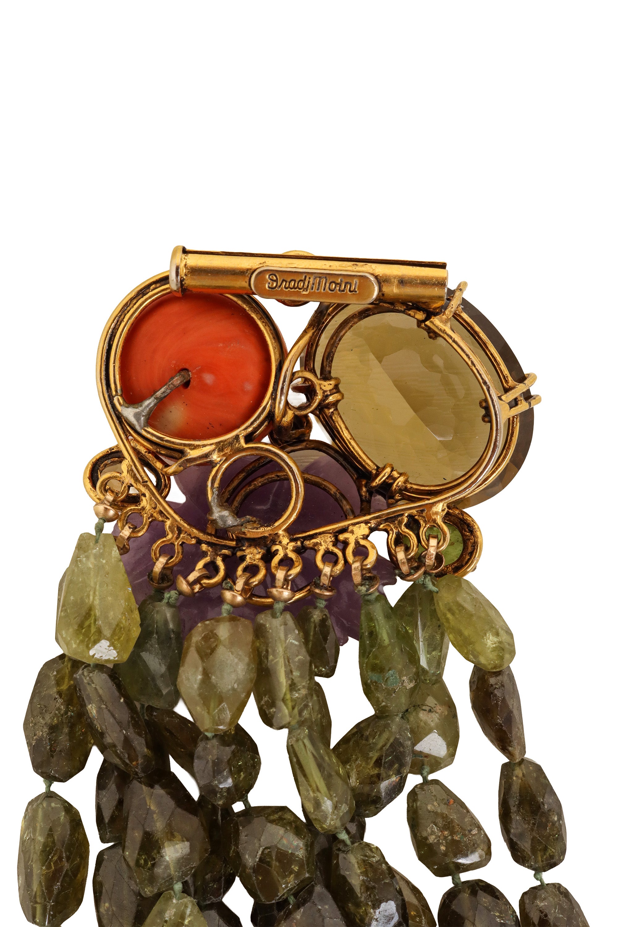 Greens Semi-Precious Stone Bead Bracelet by Iradj Moini signature @ Recess LA