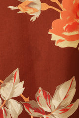 Vintage Dries Van Noten Brocade Floral Print Wrap Skirt light staining near floral print @ Recess LA