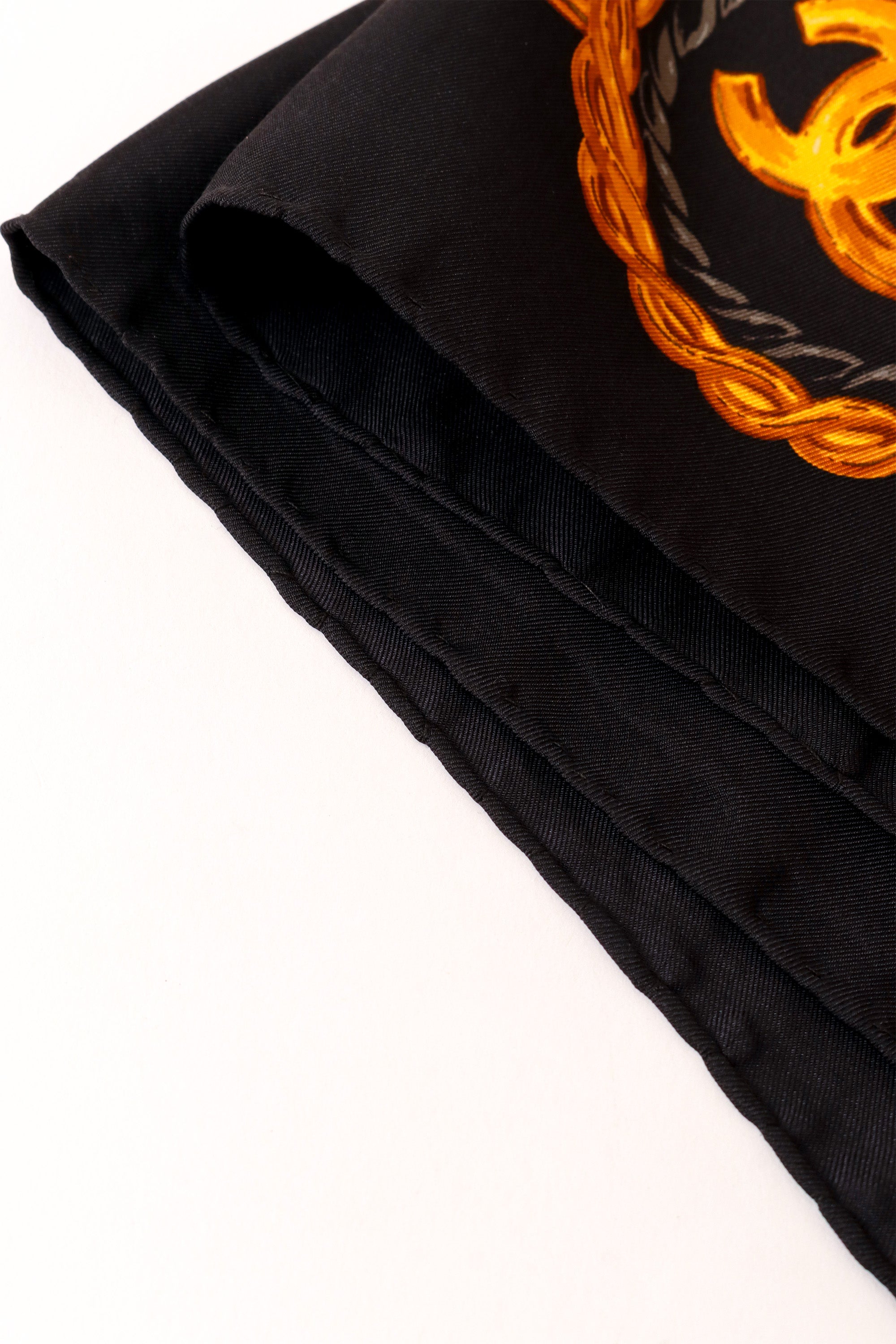 silk scarf by Chanel hems @ Recess LA